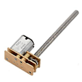 Pikkukuva 5 / 5: 1024GA20 DC 6V/12V Kierre Flip N20 Vaihdemoottori M4 x 55mm Akseli (12V 200RPM)