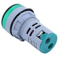 Miniatyrbillede 4 af 5: AD16‑22FSV Rund Form Digital Spændingssignalindikator Spændingsmålerindikator 60~500V AC Grøn