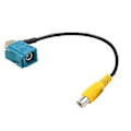 Miniatyrbillede 1 af 5: Fakra Z Hun Til Hun Videokabel Adapter Bil Bakkamera Adapterkabler til (B)