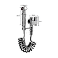 Miniatyrbilde 4 av 5: 1-Inn-2-Ut Dobbel Kontrollventil Mini Multifunksjonskran Mini Dusjtrykk Baderomskran Sett for Bidet og Dusj-A