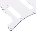 Miniatyrbillede 3 af 5: Hvid Skildpadde Shell Pickguard 3-lags Ridseplader Til Fender Ny