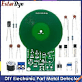 Miniatyrbillede 1 af 4: Huamade Js-60 DIY Kit Metal Detektor Kit Elektronisk Kit DC 3V-5V 60mm Berøringsfri Sensor Board Modul DIY Elektronisk Del Metal Detektor