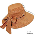 Miniatyrbild 4 av 5: Breda Solhattar för Kvinnor Dubbelsidiga Bucket Hats Hopfällbar Solskärm för Kvinnor