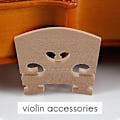 Miniatyrbillede 3 af 5: 5 Stykker Ahorn 4/4 Størrelse Violinbro Qin Violintilbehør