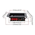 Miniatyrbillede 4 af 5: 2-vejs Audio Højttaler Delefilter Diskant+Bas Frekvensdeler Delefiltre Højttalerfiltre DIY Til Hjemmebiograf