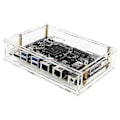 Miniatyrbilde 1 av 5: For Banana Pi F3 -F3 Akryl Etui Transparent Skall Beskyttende for Banana Pi -F3 Utviklingskort med Vifte
