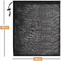 Miniatyrbilde 2 av 5: 2 stk pumpefilterpose pumpebeskyttelsespose filterpose mesh meshpose til akvarium hagedam (45x45cm)-Fei Yu