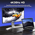 Miniatyrbild 2 av 5: USB-C Hub med Ethernet, 4K HD, USB 3.0, SD-kortläsare, 87W PD Laddning Höghastighetsdataöverföring för MacOS