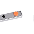 Miniatyrbild 2 av 4: MGN12C Linjär Guide Skena Rostfritt Stål Hög Precision 4-punkts Kontakt Linjär Skena Slide med 2 Sliders för 3D-skrivare 600mm / 23.62in