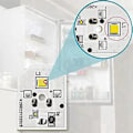 Miniatyrbillede 2 af 5: 3 stk. Wr55x11132 Køleskabspære Udskiftning LED Kompatibel Wr55x25754 Wr55x26486 Wr55x30602