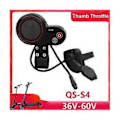 Miniatyrbilde 2 av 5: Qs-s4 36v-60v Tommelgass LCD Display Meter Kit For Zero 8 9 10 8x 10x Elektrisk Sparkesykkel 6pin Dis