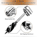 Miniatyrbild 3 av 5: Snickares Handborr Utomhus Handgjord Multipurpose Borr Handvridborr Multi-Purpose Handborr