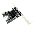 Pikkukuva 3 / 4: 4 Portin SATA 3 PCIe -nousukortti Mini SAS 8087 6G SSD -adapteriin PCI-e X1 -laajennuskortti