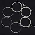 Miniatyrbillede 4 af 5: Oud Strengesæt (G-D-A-E-B-F) Klar Nylon Sølvbelagt Kobberlegering Viklet 12-Strenge