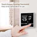 Miniatyrbillede 4 af 5: Termostat til elektrisk gulvvarme, programmerbar temperatur og LCD-display med dobbelt temperatur og dobbelt kontrol, 3 meter ekstern sensorkabel