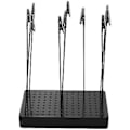 Miniatyrbillede 3 af 5: 9 X 14 Huller Ing D Base Med 10 stk. Metal Alligator Clip Stick Ing Værktøjssæt Legetøj Hobbi