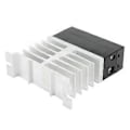 Pikkukuva 1 / 4: DC-ohjattu DC-rele jäähdytyselementillä, Solid State -tehorelemoduuli, 3–32 V:n tulo, 5–220 V:n lähtö