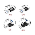 Miniatyrbilde 4 av 4: USB C Hann til USB3.1 hann Adapter Konverter opptil 10Gbps Dataoverføring
