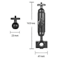 Miniatyrbilde 4 av 5: Motorsykkel Sykkel Kamera Holder Styrefeste Bakspeilfeste Brakett 1/4 Metallstativ for Go-Pro Insta 360 Action Camera