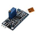 Miniatyrbillede 3 af 4: Strain Gauge Bøjningsdetektion Test Sensor Modul Vejeforstærker Spændingsudgang Blå