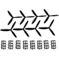 Miniatyrbilde 1 av 5: 4 Par Cw/ccw 6045 Propellere Blader For Rc Racing Drone Quadcopter Fly Uav Reservedeler Tilbehør Komponent (farge: svart)