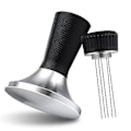 Miniatyrbillede 1 af 5: 2 I 1 53.m Espresso Tamper, Tamper Med Omrører, Mindre Stål Espresso Presserværktøj
