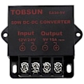 Miniatyrbilde 1 av 5: 24v/12v til 5v 10a 50w Bil LED Skjerm Konverter Transformator