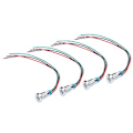 Miniatyrbillede 2 af 5: 4 Sæt LED Indikatorlys Signal Fælles Anode Vandtæt Metal 2 Farver 8mm 1224V (Rød Grøn)