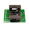Miniatyrbild 1 av 5: SSOP8 TSSOP8 Programmer Adapter Socket TSSOP TILL DIP-omvandlare Chip Testning Debug Outlet IC För 0,65MM Pitch