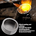 Miniatyrbillede 4 af 5: Grafitdigel Grafitform Metalraffinering, Grafitdigel Grafitform Metalraffinering Form, metalsmeltning S