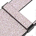 Miniatyrbild 5 av 5: Flip Skärm Telefonskal Slitstarkt Perfekt Passform Glitterdesign Lätt att Rengöra Skydd för Oppo Find N2 Flip Rosa