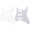 Miniatyrbillede 5 af 5: Hvid Skildpadde Shell Pickguard 3-lags Ridseplader Til Fender Ny