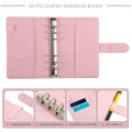 Miniatyrbilde 3 av 5: Kontantkonvolutter for budsjettering, A6 budsjettperm, permarlommer, utgiftsbudsjettark, pengemappe lommebok arrangør (rosa)