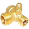 Pikkukuva 3 / 5: 3-tie messinkinen uroskierteinen kompressorin takaiskuventtiili Central Pneumatic G1/2\"xg3/8\"xg1/8\"