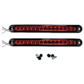 Miniatyrbilde 1 av 5: 2 stk 10 tommer 15 Led Tilhenger Led Stopp Blink Bremselys Bar Strip For Tung Båt