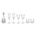 Pikkukuva 1 / 5: 1:6 Nuken Mini Huonekalut Hienostunut Lasi/kaiverrettu Pullo/ -osainen Set
