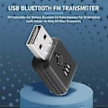 Pikkukuva 3 / 4: FM Lähetin Autoon Langaton Bluetooth 5.0 Radio Autosarja Handsfree Audioadapteri Ei Viivettä Ei Melua Lisätarvikkeet