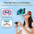 Miniatyrbillede 3 af 5: 3D Sikker Slot Design Virtual Reality Headset Præcis Konturering til (A)