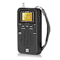 Miniatyrbild 3 av 5: Bärbar Radio Mini AM FM Väderradio Fickradio LCD-skärm Digital Väckarklocka Radio Spelare