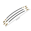 Miniatyrbillede 3 af 5: Violin Halestykke Gut Cord Violin Nylon Endesnor Hale til 4/4 Violin Del