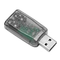 Pikkukuva 1 / 5: USB - 3,5 mm:n mikrofonikuulokeliitäntä Stereo Kuulokemikrofoni 3D-äänikortti Audioadapteri PC:lle