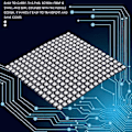 Miniatyrbillede 4 af 5: Ws2812b Led Rgb Fleksibelt Pixel Panel 16x16 Individuelt Adresserbart Panel Lys Led Modul Skærm