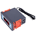 Miniatyrbild 3 av 5: XD-W200 Digital Termostat Justerbar Temperaturkontroller LCD-Display (24V)