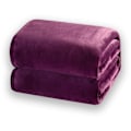 Miniatyrbillede 1 af 5: Fleece tæppe til sofaer og senge 50X60 tommer hyggeligt fleece flanel tæppe mikrofiber tæppe, F