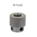 Miniatyrbild 1 av 5: MK7 MK8 Extruder Drivhjul i Rostfritt Stål 36 Tänder Extruderhjul Remhjul för 3D-skrivare (5mm/0.2'' Hål)