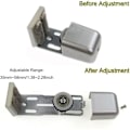 Miniatyrbillede 5 af 5: Automatisk skydedørsguide Justerbar skydedørsskinne Gulvguide Metal skydedør Gulvguide til skydedøre, automatiske døre, trædøre