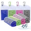 Miniatyrbild 1 av 5: Kylhanddukar 4-pack, Mikrofiber Kylhandduk för Nacke, Superabsorberande Kall Handduk