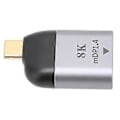 Pikkukuva 3 / 5: USB C - MiniDP -sovitin 8K 60 Hz:llä, USB Type C - MiniDP -uros-naarasmuunnin, tuki Windowsille ja Androidille