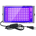 Miniatyrbillede 1 af 5: 100W UV LED-projektor Sort Lys IP65 Vandtæt, Ultraviolet LED-lampe, Effektbelysning til Akvarium, Fest, Fluorescerende Maleri, Fluorescerende Pæl