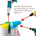 Miniatyrbilde 5 av 5: 4 Pakke Resin Mikser Padler, Epoksy Mikser Feste For Drill, Gjenbrukbar Malingsmikser, For Epoksy Resin,c